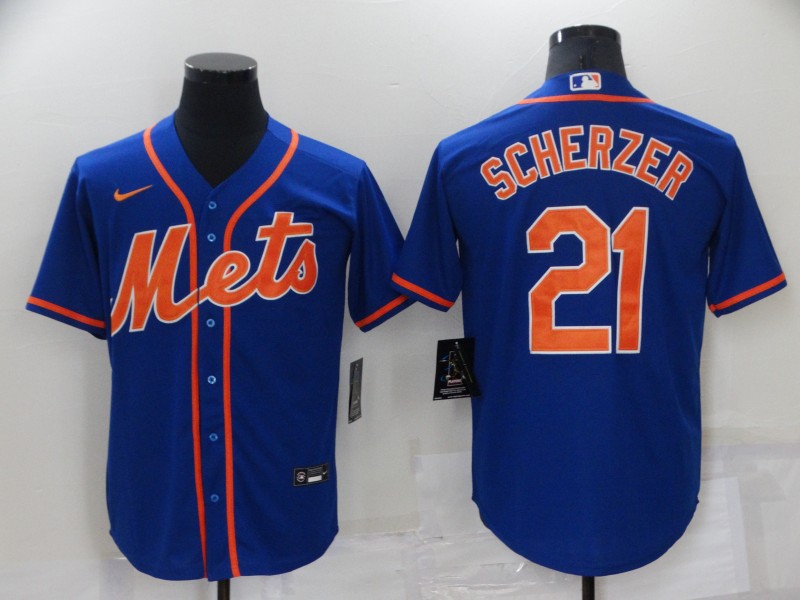 Mets 21 Max Scherzer Royal Nike Cool Base Jersey,We sell and wholesale Mets 21 Max Scherzer Royal Nike Cool Base Jersey on line form chian!